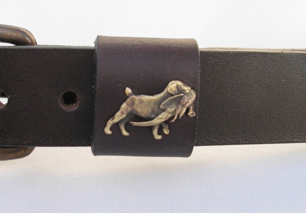 Fibbia Cintura Uomo In Lega Metallica Argento, Con Bulldog E Guinzaglio, Stile Biker UK